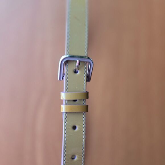 Cole Haan Vintage Leather Belt Size M | Slim Dress Belt | Made in India